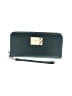 MICHAEL Michael Kors 100% Leather Teal Leather Wristlet One size - photo 1