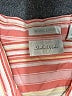 Studio Works Stripes Orange 3/4 Sleeve Button-Down Shirt Size XL - photo 7