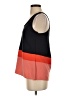 Ann Taylor Color Block Orange Sleeveless Top Size XS - photo 5