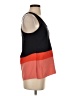 Ann Taylor Color Block Orange Sleeveless Top Size XS - photo 4