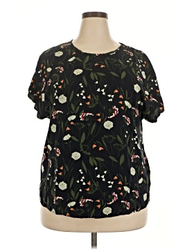 Emery Rose Short Sleeve Blouse
