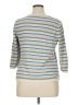 Talbots Stripes Silver Pullover Sweater Size XL Petite - photo 2