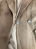 Nasty Gal Inc. 100% Polyester Brown Blazer Size 14 - photo 3