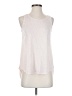 Gibson 100% Polyester Ivory Sleeveless T-Shirt Size S - photo 1