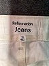 Reformation Jeans 100% Cotton Ivory Jeans Size 31 waist - photo 7