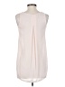 Gibson 100% Polyester Ivory Sleeveless T-Shirt Size S - photo 2