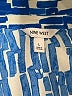 Nine West Blue Sleeveless Button-Down Shirt Size L - photo 7