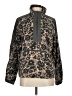 Calme Animal Print Brown Windbreaker Size M - photo 1