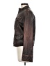 Tory Burch 100% Leather Brown Leather Jacket Size 8 - photo 5