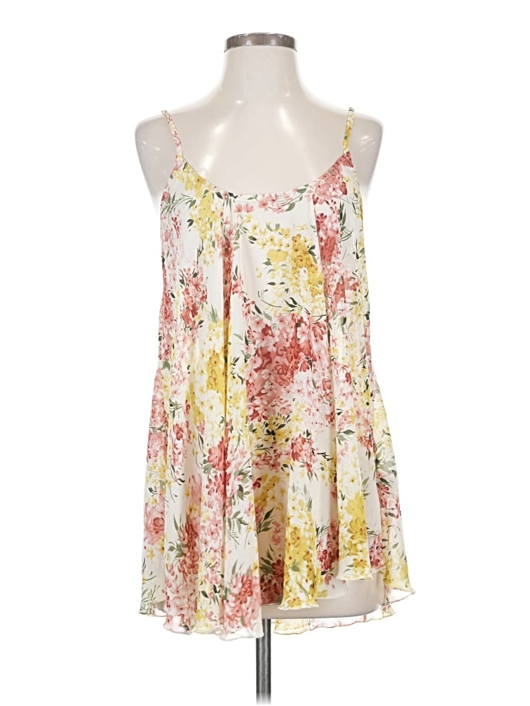 Pre-owned Umgee Sleeveless Blouse In Ivory