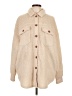 Wild Fable 100% Polyester Ivory Faux Fur Jacket Size L - photo 1