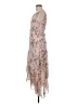 JJ's House 100% Polyester Floral Pink Cocktail Dress Size M - photo 5