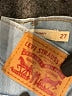 Levi's Solid Blue Jeans Size 27 waist - photo 7