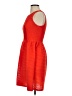Bordeaux 100% Polyester Chevron-herringbone Red Orange Cocktail Dress Size XS - photo 5