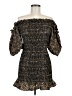 Topshop 100% Polyester Tweed Black Brown Cocktail Dress Size 6 - photo 1