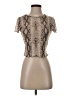 Garage Silver Short Sleeve Top Size S - photo 1