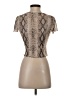 Garage Silver Short Sleeve Top Size S - photo 2