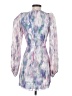 Parker Black 100% Polyester Print Purple Cocktail Dress Size 0 - photo 2