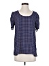 Maurices 100% Polyester Blue Short Sleeve Blouse Size XS - photo 1