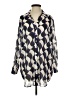 Seafolly 100% Cotton Print Blue Long Sleeve Blouse Size XS - photo 1