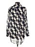 Seafolly 100% Cotton Print Blue Long Sleeve Blouse Size XS - photo 2