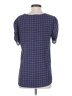 Maurices 100% Polyester Blue Short Sleeve Blouse Size XS - photo 2
