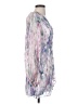 Parker Black 100% Polyester Print Purple Cocktail Dress Size 0 - photo 4