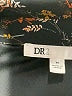 DR2 100% Polyester Print Black Casual Dress Size M - photo 7