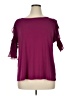Bold Elements Burgundy Short Sleeve Blouse Size 1X - photo 1