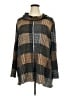 PURE essence Plaid Brown Poncho Size 2X - photo 1