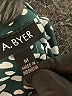 A. Byer 100% Polyester Animal Print Teal 3/4 Sleeve Blouse Size M - photo 7