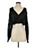 Express 100% Polyester Black Long Sleeve Blouse Size XXS - photo 1