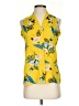 Violet & Claire 100% Polyester Yellow Sleeveless Blouse Size S - photo 1