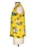 Violet & Claire 100% Polyester Yellow Sleeveless Blouse Size S - photo 5