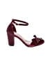 Delicious Burgundy Sandals Size 7 1/2 - photo 1