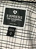 Express Houndstooth Gray Long Sleeve Button-Down Shirt Size M - photo 7