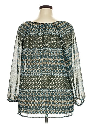 Faded Glory Long Sleeve Blouse (view 2)