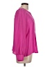 J.Crew Pink Long Sleeve Blouse Size L - photo 4
