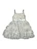 Monsoon 100% Polyester Silver Dress Size 5 - photo 2