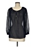 J.Crew Black 3/4 Sleeve Blouse Size 6 - photo 1