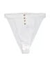 PrettyLittleThing 100% Polyester White Swimsuit Bottoms Size 4 - photo 1