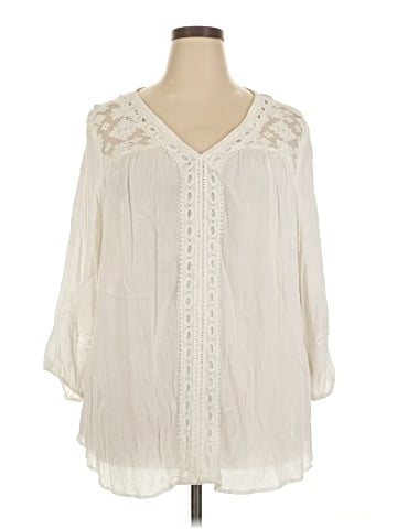 New Directions 3/4 Sleeve Blouse (view 1)