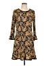 MICHAEL Michael Kors Paisley Gold Cocktail Dress Size L - photo 1