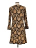 MICHAEL Michael Kors Paisley Gold Cocktail Dress Size L - photo 2