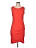 Leith Solid Orange Cocktail Dress Size L - photo 1