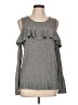 Calvin Klein Gray Long Sleeve Top Size L - photo 1