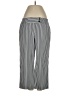 Chico's Stripes Gray Casual Pants Size S - photo 1