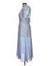Albert Nipon 100% Polyester Blue Casual Dress Size 10 Petite - photo 5