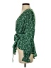 Shein Green Long Sleeve Blouse Size 4 - photo 5