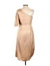 Sincerely Jules 100% Polyester Metallic Tan Cocktail Dress Size M - photo 2
